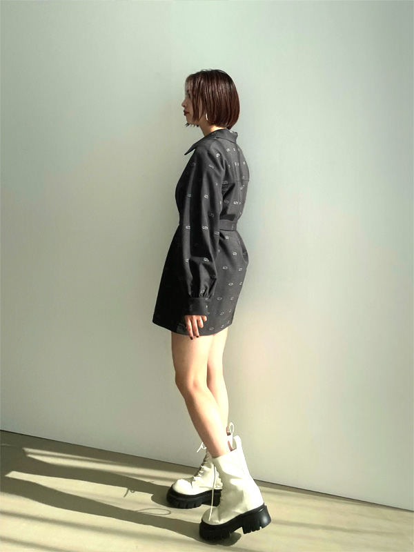 EMODA（エモダ） 【在庫処分】EMODA 2WAYベルトシャツワンピース