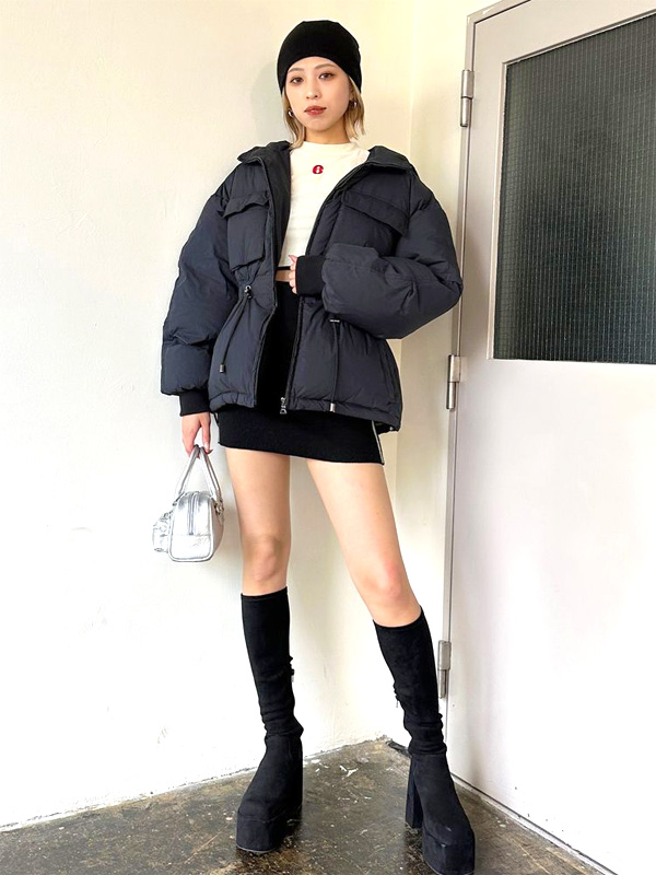 EMODA（エモダ） 【在庫処分】EMODA シェイプパフダウンブルゾン