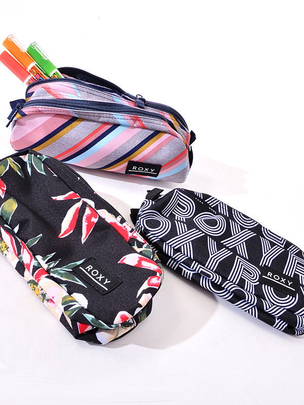 ROXY ロキシー ペンケース おしゃれ かわいい 大容量 高校生 ポーチ DA