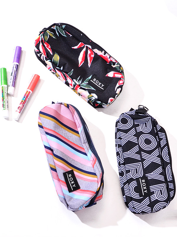 ROXY ロキシー ペンケース おしゃれ かわいい 大容量 高校生 ポーチ DA