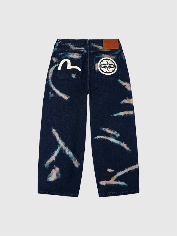 EVISU エヴィス　デニムコンビ　ネイビー　モンキーブーツ　26，5 EVISU エヴィス デニムコンビ ネイビー モンキーブーツ 26，5 【公式通販】
