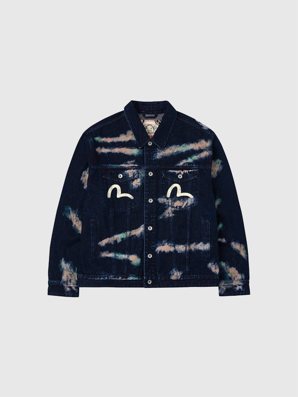 EVISU（エヴィス） ジーンズ カモメ タイダイ エビス デニムジャケット