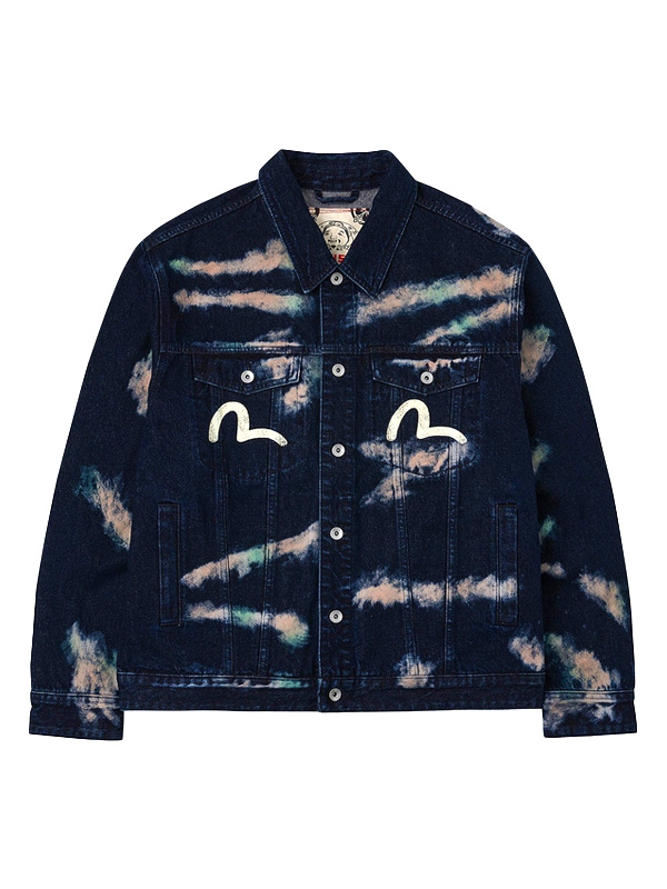 EVISU（エヴィス） ジーンズ カモメ タイダイ エビス デニムジャケット