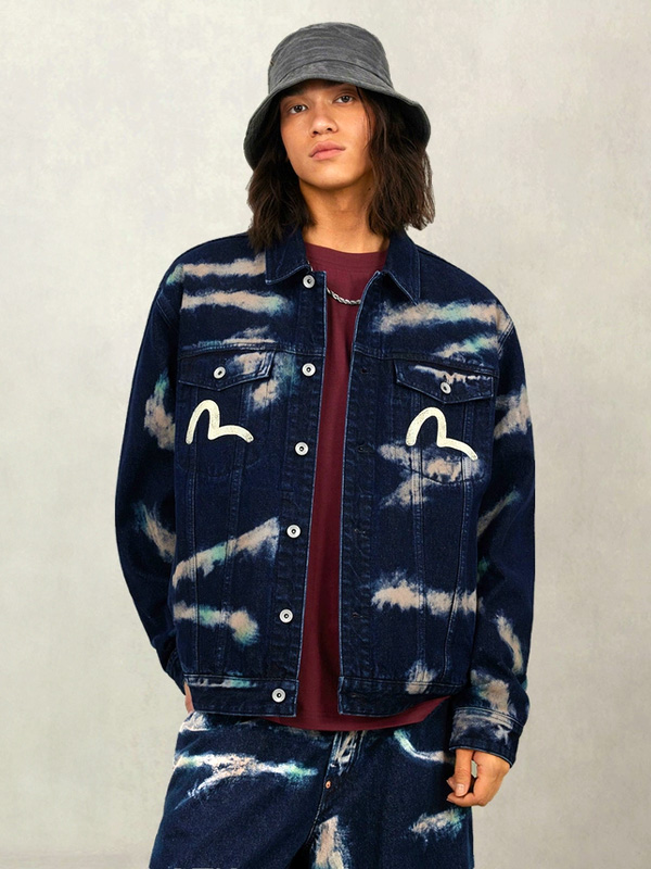 EVISU（エヴィス） ジーンズ カモメ タイダイ エビス デニムジャケット