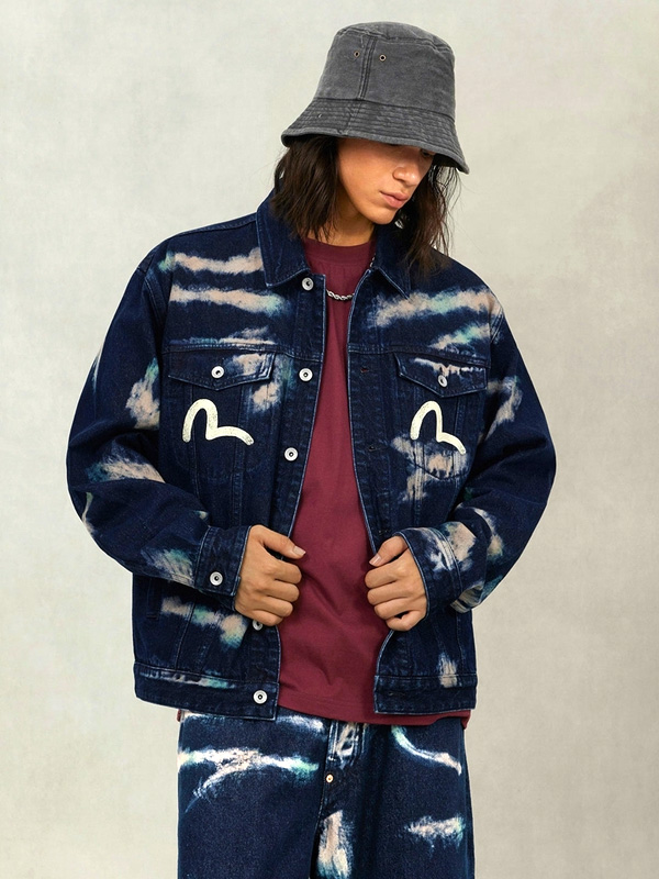 EVISU（エヴィス） ジーンズ カモメ タイダイ エビス デニムジャケット