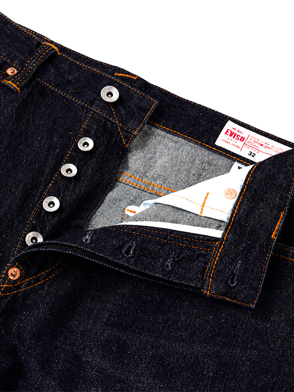 EVISU エヴィス ジーンズ デニムショーツ カモメ プリント ボタンフライ ハーフパンツ 2ESHTM6DS1058の画像