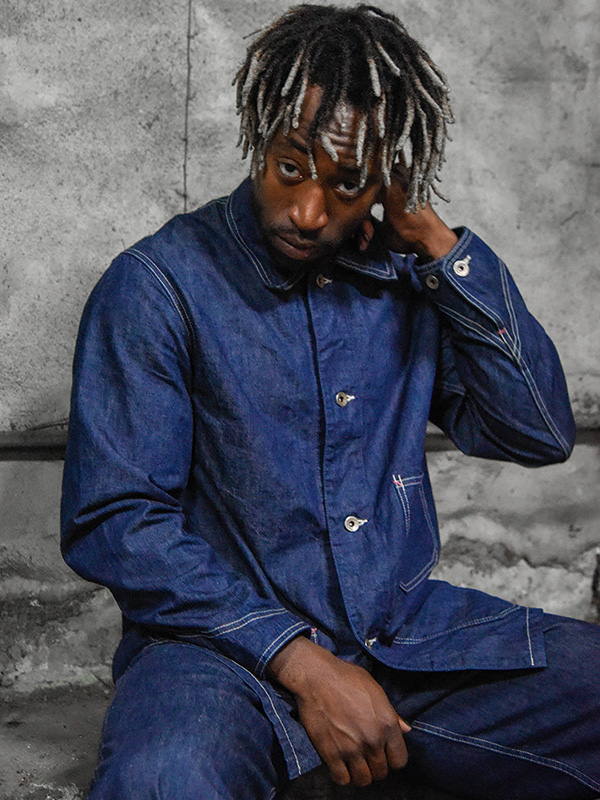 FULLCOUNT Denim Chore Jacketカバーオール 大戦　40 FULLCOUNT」Denim Chore Jacket WW IIフルカウント デニム
