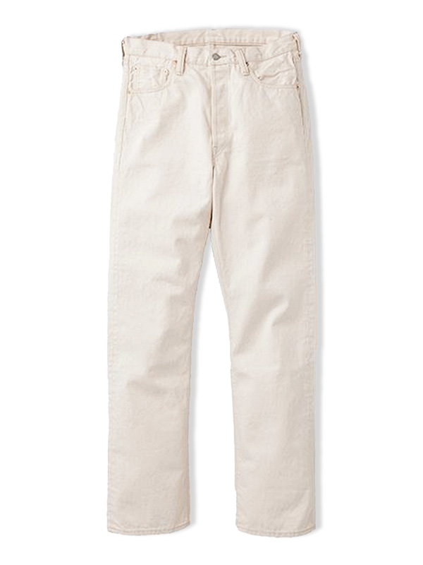 FULLCOUNT フルカウント パンツ 綿 100% エクル 生成り ホワイト オーガニックコットン 1101EC Straight Ecru Selvedge Denim FULLCOUNT（フルカウント） パンツ 綿 100% エクル 生成り ホワイト