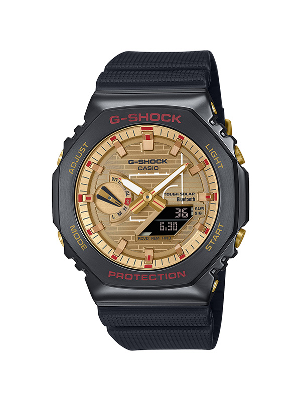 G-SHOCK Gショック 時計 腕時計 八村 塁 シグネチャーモデル ANALOG-DIGITAL 2100 Series GBM-2100RH-1AJRの画像