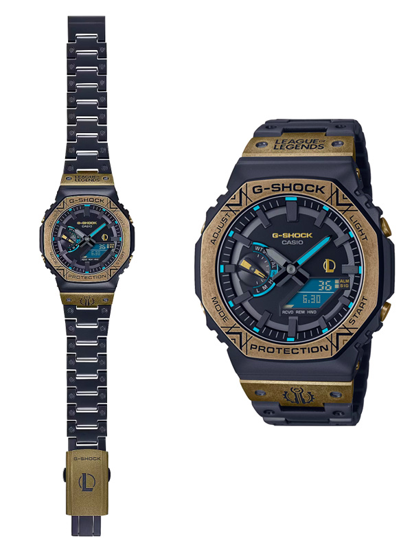 G-SHOCK Gショック 時計 腕時計 LEAGUE OF LEGENDS コラボレーションモデル FULL METAL GM-B2100LL-1AJR｜rodeobros｜05