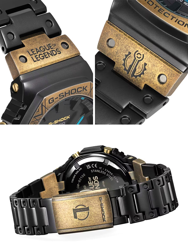 G-SHOCK Gショック 時計 腕時計 LEAGUE OF LEGENDS コラボレーションモデル FULL METAL GM-B2100LL-1AJR｜rodeobros｜07