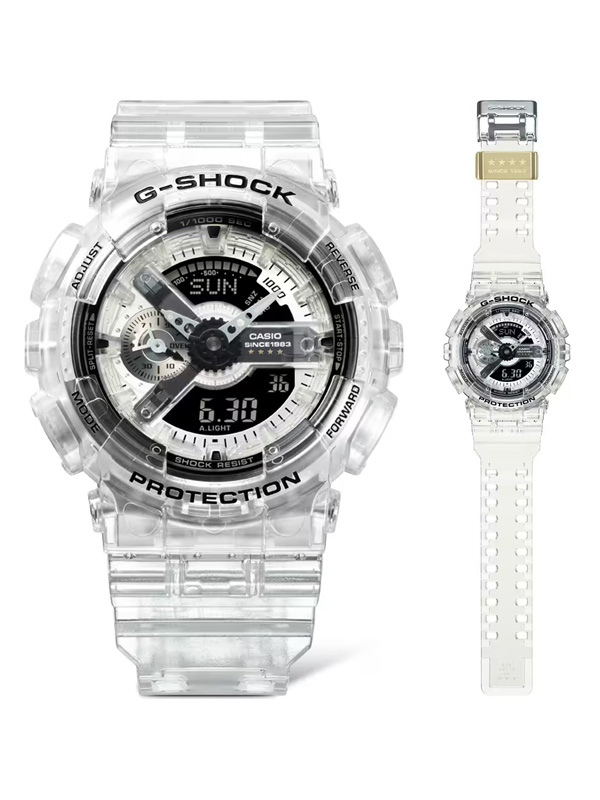 G SHOCK ジーショック 40周年 クリアーリミックス 時計 CLEAR REMIX ANALOG DIGITAL 110 SERIES GA 114RX 7AJR :g shock 8:RODEO BROS