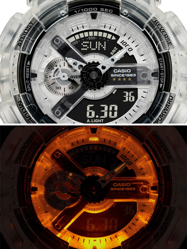 G-SHOCK ジーショック 40周年 クリアーリミックス 時計 CLEAR REMIX ANALOG-DIGITAL 110 SERIES GA-114RX-7AJR | G-SHOCK | 05