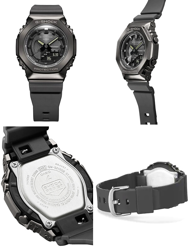 【国内正規販売店】G-SHOCK Gショック 時計 腕時計 メンズ レディース ANALOG-DIGITAL デジアナ GM-S2100B-8AJF｜rodeobros｜06