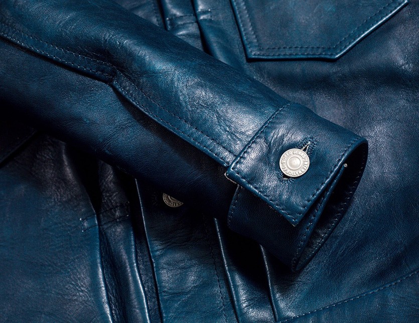 値段交渉可‼ 80s ターコイズブルー echtes leder ドイツ製 70 Lewis Leathers - 新品 ルイスレザー ライトニング ターコイズ