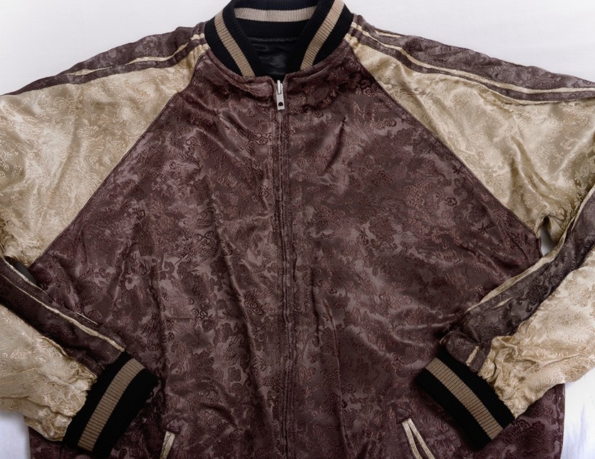 SATORI さとり 和柄 スカジャン メンズ 桜 鯉 登り鯉 刺繍 ジャガード