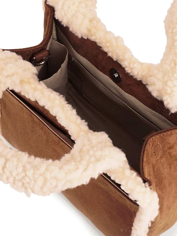 GYDA（ジェイダ） バッグ フェイクムートン ショルダー トート GGロゴ