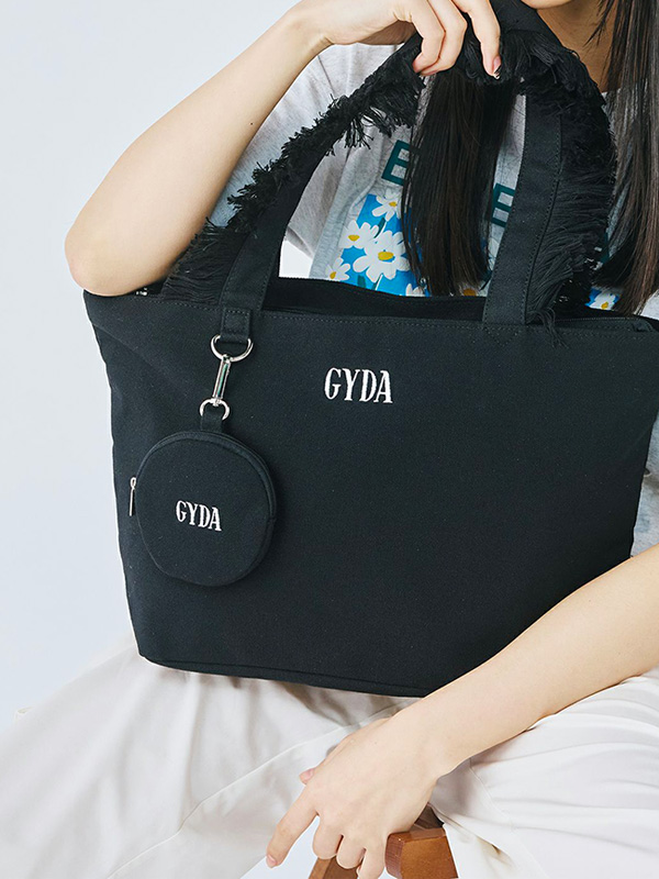 GYDA（ジェイダ） フリンジ トート バッグ ミニポーチ付き A4対応