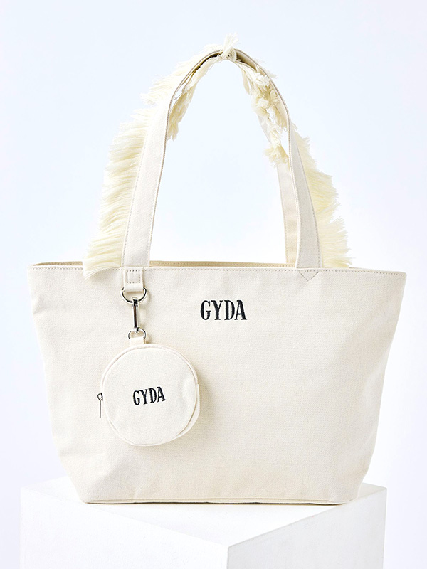 GYDA（ジェイダ） フリンジ トート バッグ ミニポーチ付き A4対応