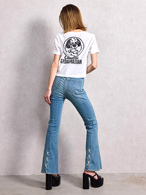 GYDA ジェイダ Tシャツ 半袖 ロゴ シンプル Cautions