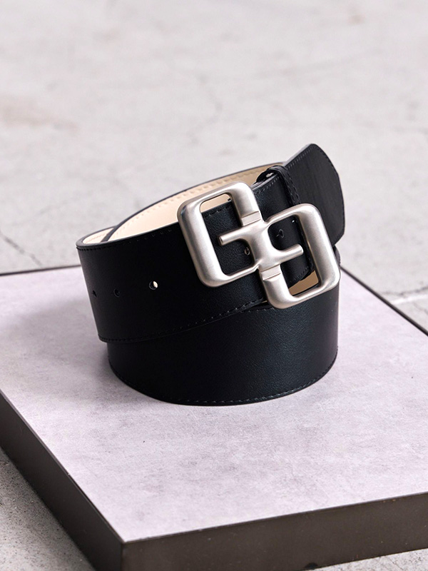 GYDA（ジェイダ） GG WIDE FAKE LEATHER ベルト ワイド GGロゴ