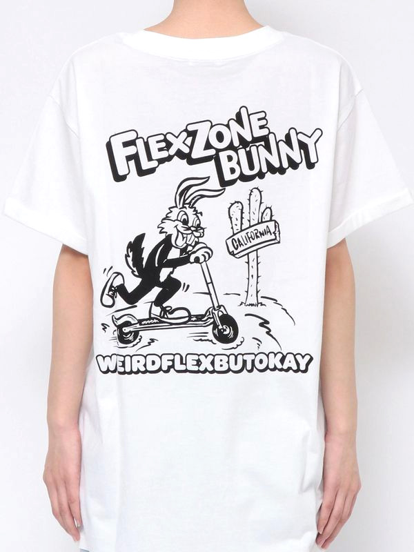 GYDA ジェイダ Tシャツ レディ―ス 半袖 綿 100% FLEX ZONE BUNNY ポケット BIG Tシャツ バニー 072432711201｜rodeobros｜17