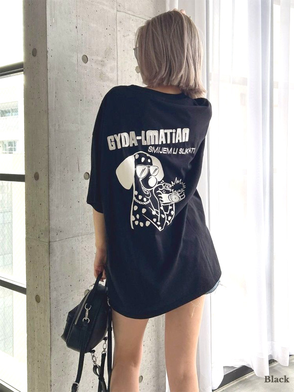 GYDA ジェイダ Tシャツ レディ―ス 半袖 綿 100% ゆったり 大きいサイズ キャラクター 072422715001｜rodeobros｜09