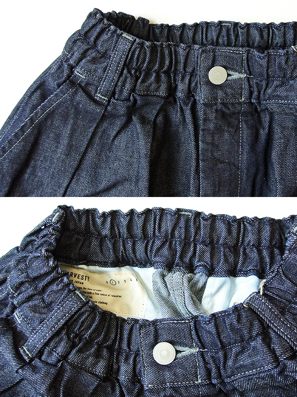 HARVESTY（ハーベスティ） デニム サーカスパンツ レディース メンズ