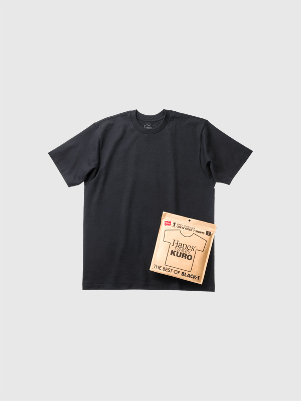 Hanes（ヘインズ） Hanes KURO クロ Tシャツ メンズ レディース 半袖