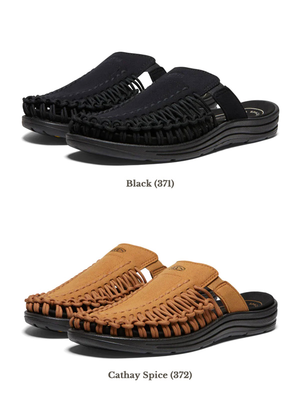 KEEN キーン サンダル メンズ UNEEK II SLIDE ユニーク ツー スライド BLACK CATHAY SPICE 1022371  1022372