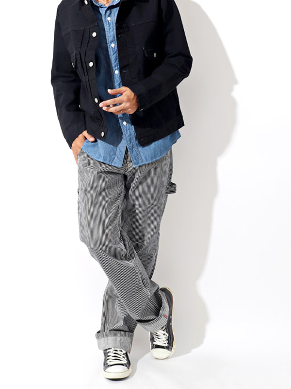 KOJIMA GENES 児島ジーンズ ペインターパンツ デニム ヒッコリー