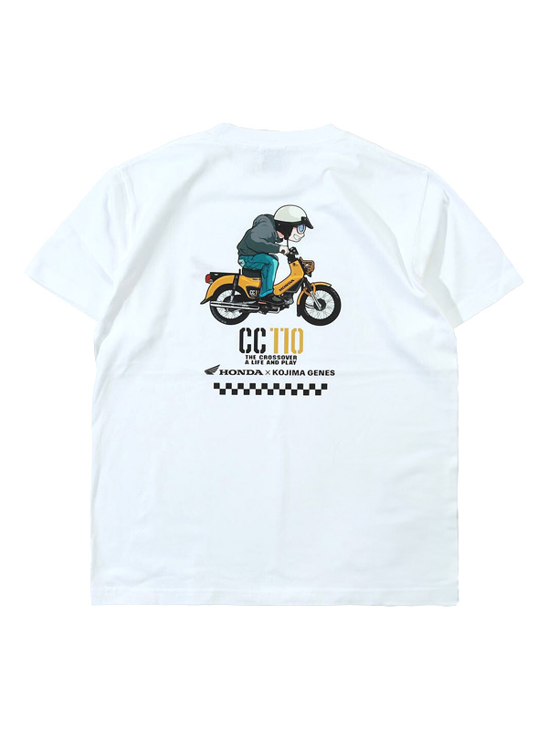 KOJIMA GENES 児島ジーンズ Tシャツ HONDA ホンダ クロス カブ コラボ
