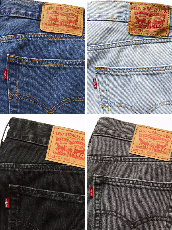 Levi's（リーバイス） LEVI'S 565 ブラック インディゴ デニム