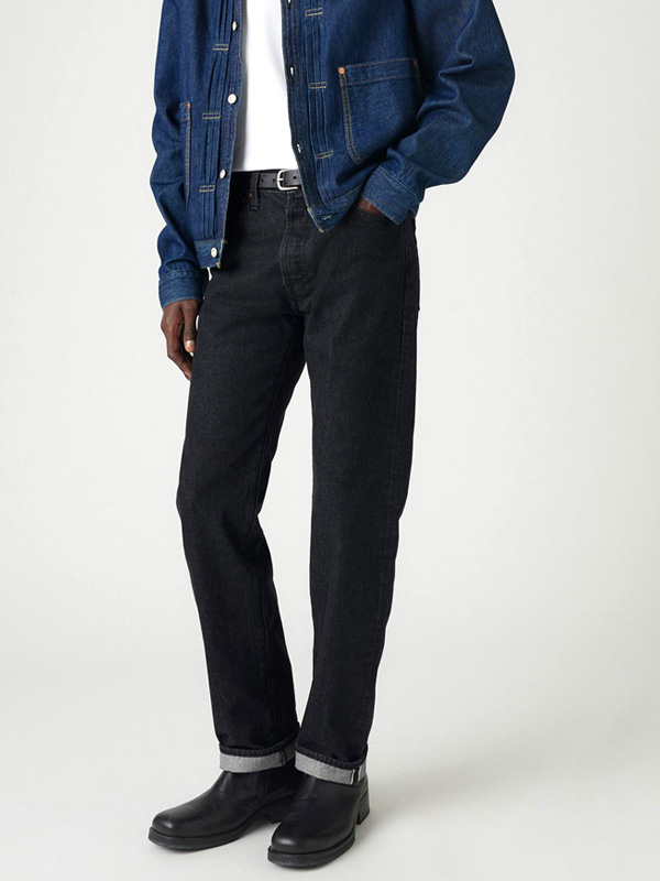 Levi's（リーバイス） LEVIS 501 赤耳 ORIGINAL ブラック セルビッチ