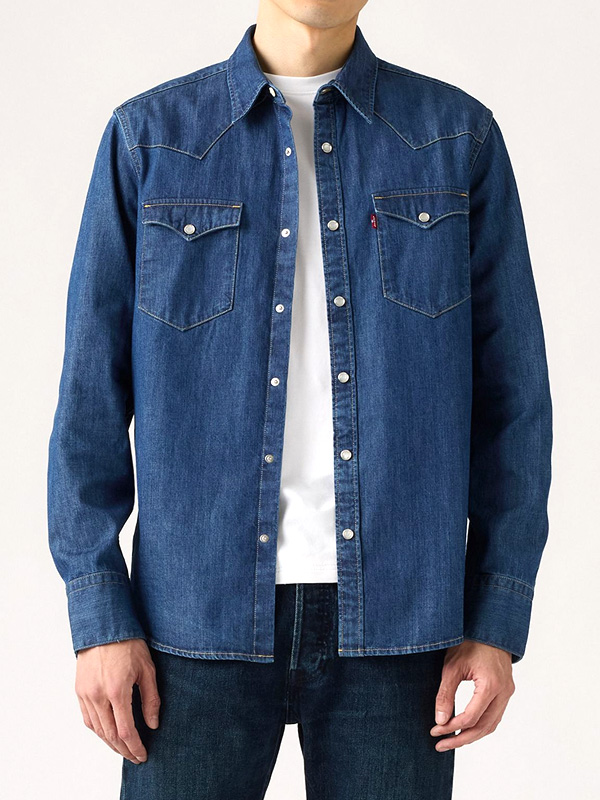 Levi's（リーバイス） デニム シャツ ウエスタン スナップボタン LEVIS