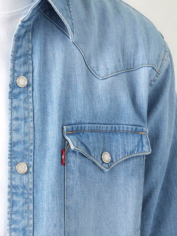 Levi's（リーバイス） デニム シャツ ウエスタン スナップボタン LEVIS