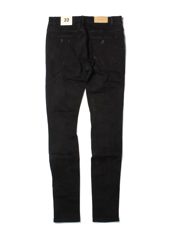 mnml ミニマル スキニー X165 PASLEY STRETCH DENIM ペイズリー