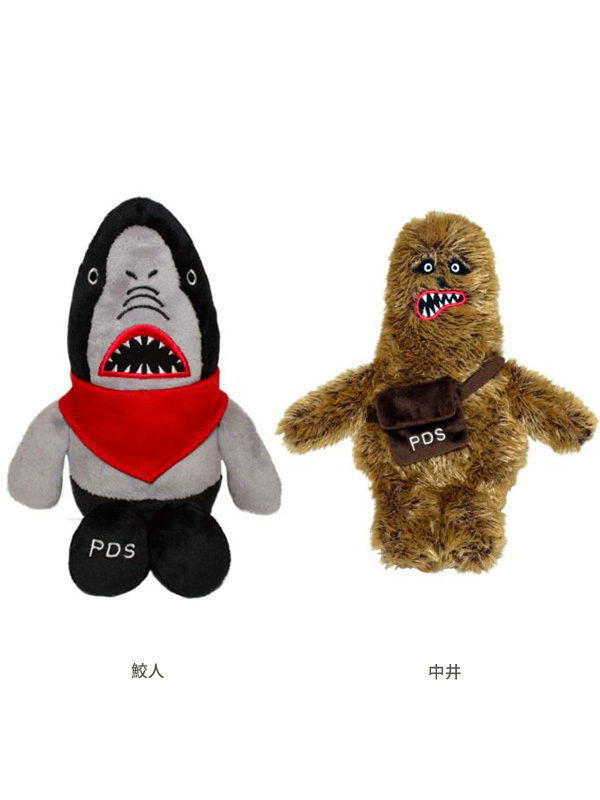 nici（ニキ） PUNK DRUNKERS × ぬいぐるみ あいつ くまあいつ 鮫人