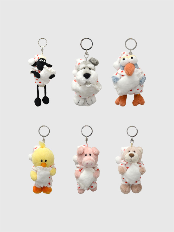 nici（ニキ） キーホルダー シュナウザー ハチドリ ラブベア ヒヨコ