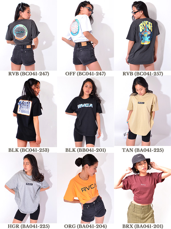 【ネコポス送料無料】RVCA ルーカ Tシャツ レディース メンズ 半袖 ブランド 大きいサイズ ゆったり | RVCA | 18