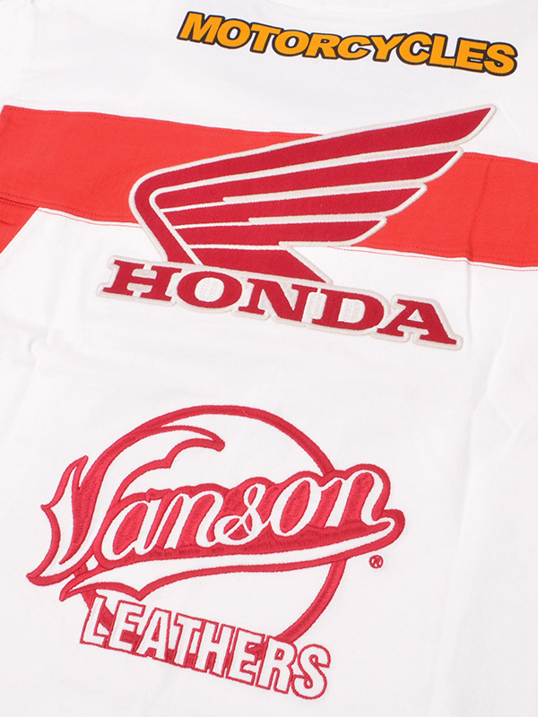 VANSON（バンソン） 【在庫処分】VANSON HONDA ホンダ Tシャツ メンズ