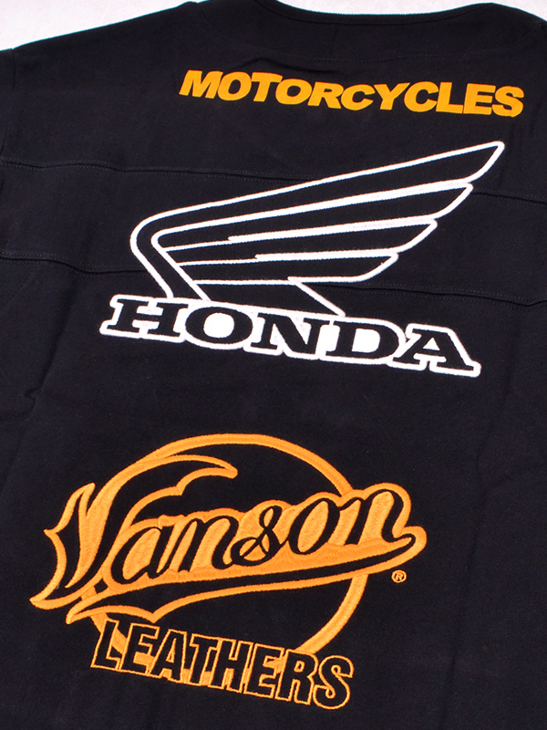 VANSON（バンソン） 【在庫処分】VANSON HONDA ホンダ Tシャツ メンズ