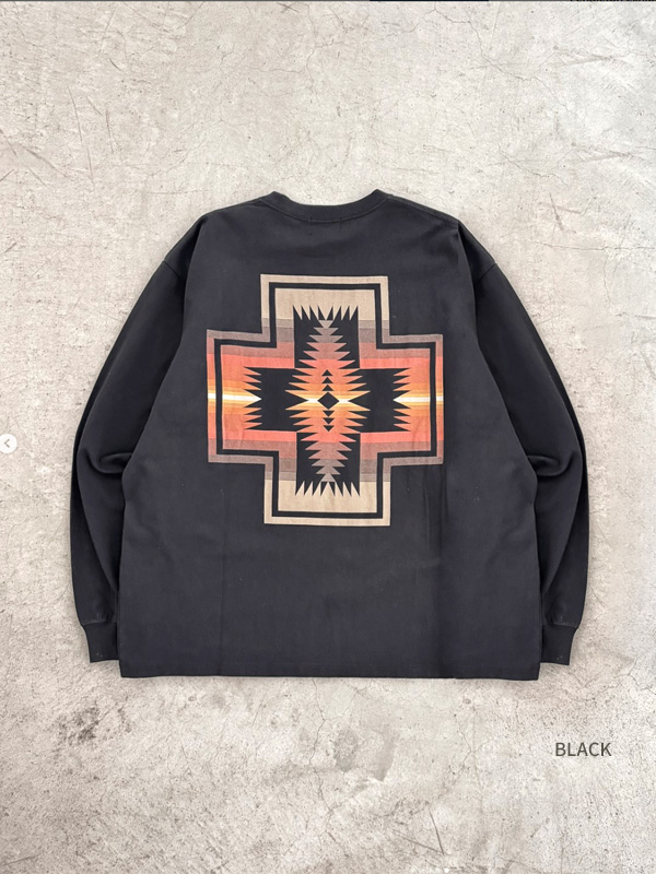 PENDLETON ペンドルトン Tシャツ 長袖 ゆったり 綿 100％ ネイティブ Harding Star ハーディング 5475-1015 | PENDLETON | 03