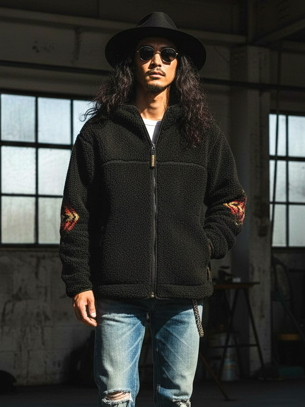 PENDLETON ペンドルトン ボア パーカー ジャガード ジップ Harding ハーディング柄 5475-1025 ジャガード | PENDLETON | 01