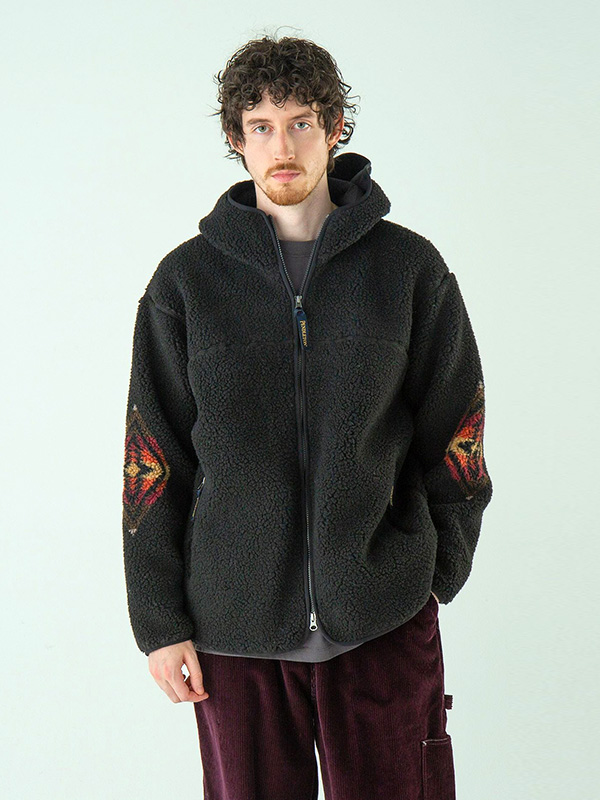 PENDLETON ペンドルトン ボア パーカー ジャガード ジップ Harding ハーディング柄 5475-1025 ジャガード | PENDLETON | 03