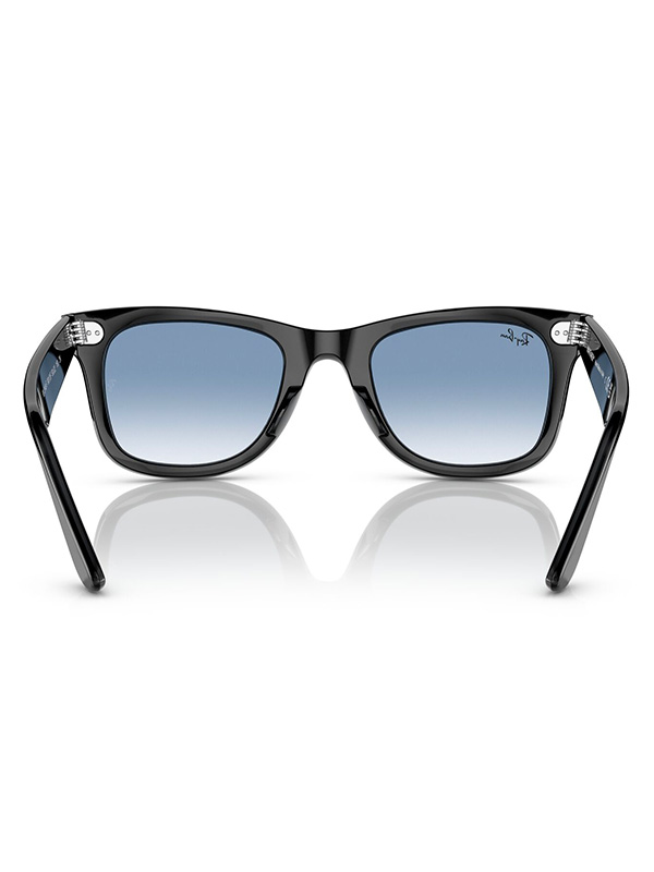 安心！正規RayBanレイバン RB2140F901/3Fブラック×ブルーグラデ レイバン RB2140F ウェイファーラー 901/3F ブラック(ブラック