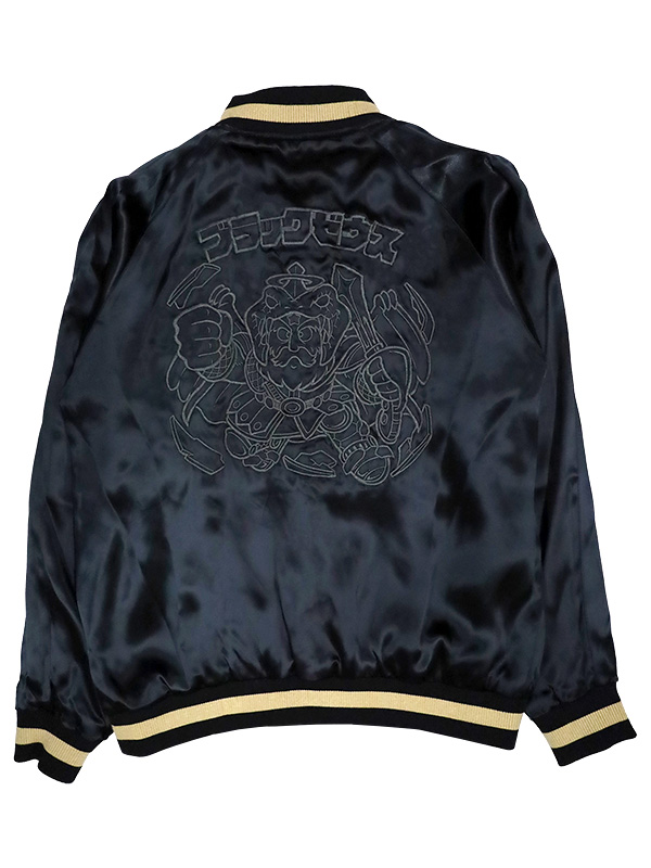 ビックリマン スカジャン メンズ レディース スーパーゼウス ブラック