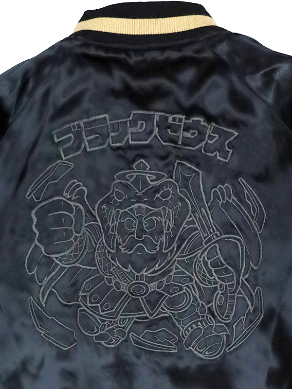 ビックリマン スカジャン メンズ レディース スーパーゼウス ブラック