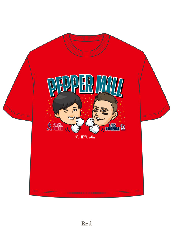 Men's Fanatics Branded Red Shohei Ohtani x Lars Nootbaar Pepper Mill T-Shirt  - Yahoo Shopping