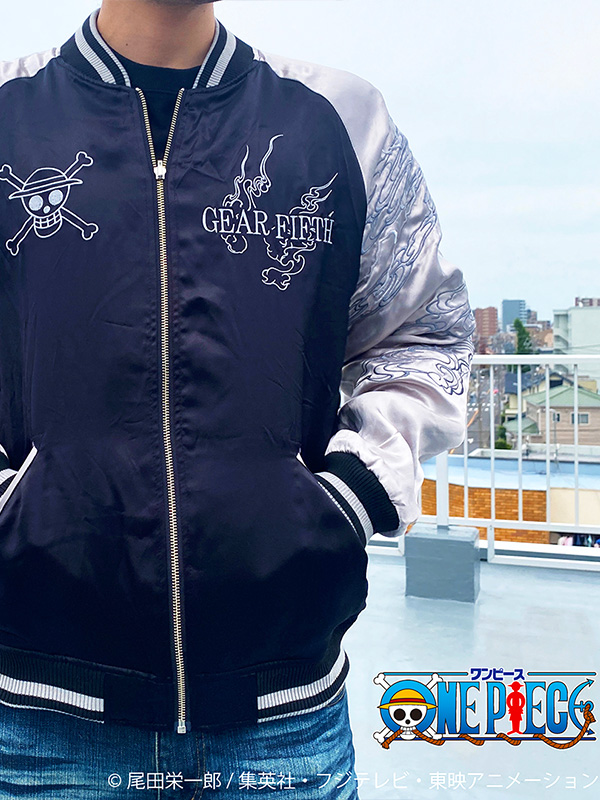 絡繰魂 × ONE PIECE ワンピース スカジャン アニメ グッズ 太陽の神